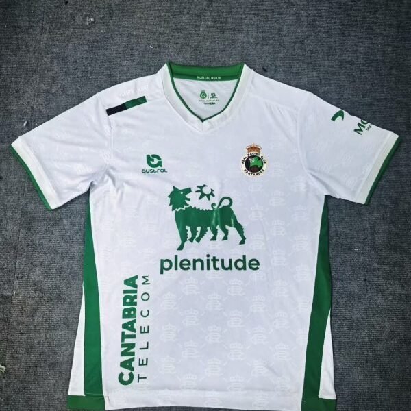 25-26 Racing de Santander Home Soccer Jerseys