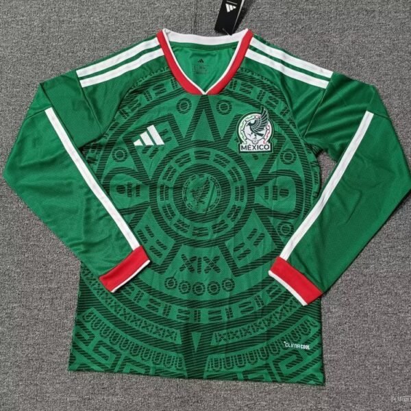 25-26 Mexico Home Long Sleeve Soccer Jerseys